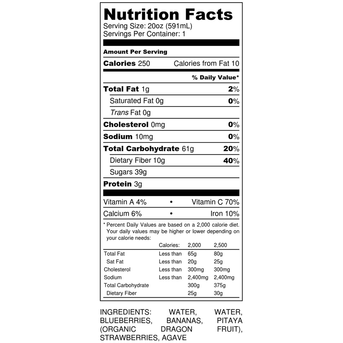 Last Dragon Smoothie